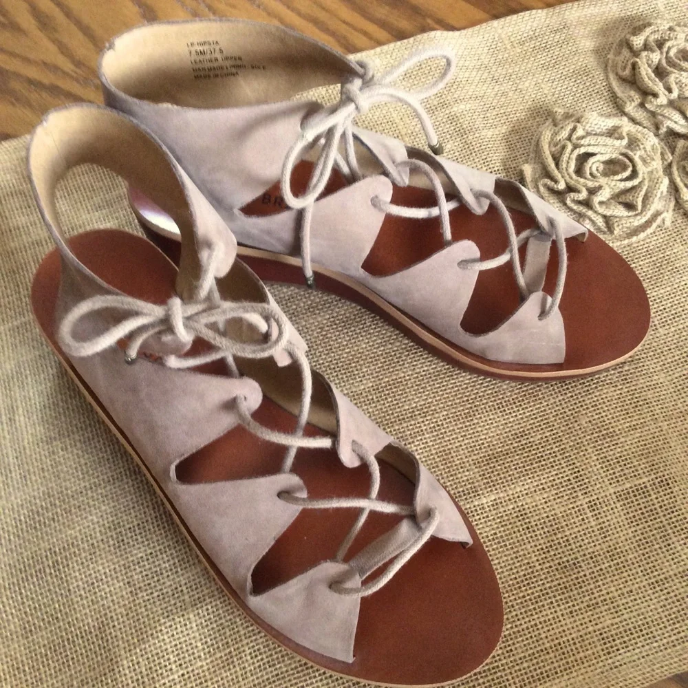 Lucky Brand LP-Hipsta Gladiator Sandals, Sz 7.5